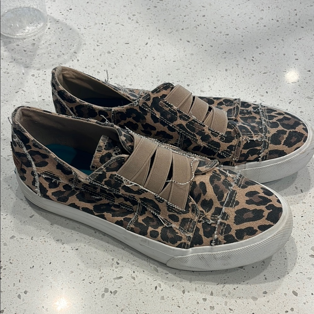 Leopard Print Jenn Ardor Women's Casual Sneakers